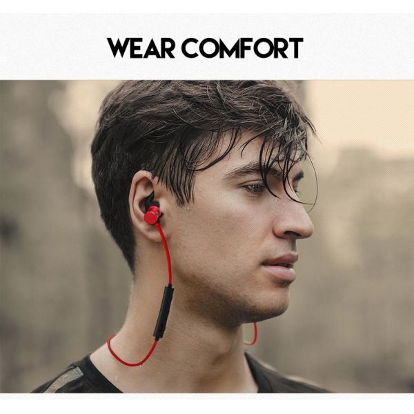 V4.2 Wireless Stereo Earphone Magnetic Dual Earbuds Controller Cable In Ear Sport Headset