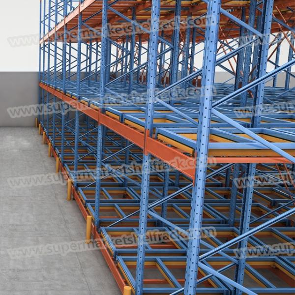 3000KG 2000mm Shelf Metal Warehouse Racking For Supermarket 3500mm