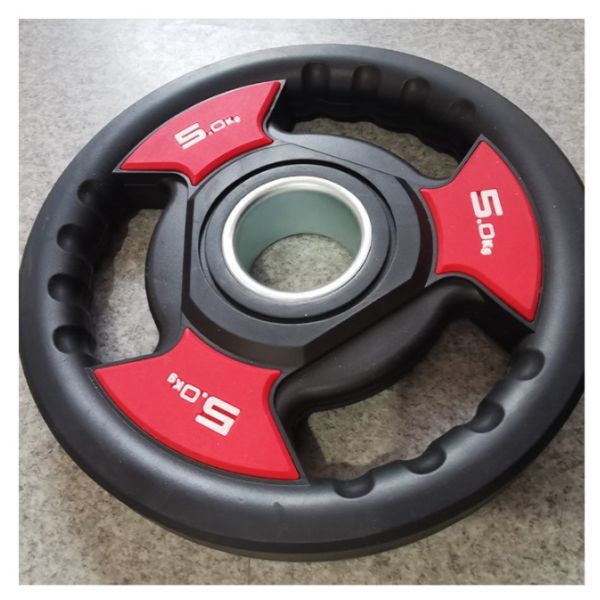 Customized fitness gym Hand Grabbed Weight Plates Dumbbell barbell plate