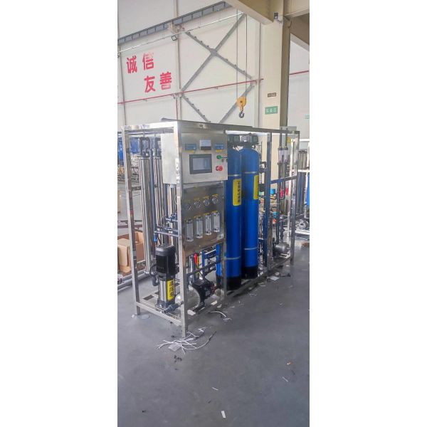 ПВХ 0,5 тонны оборудования для обратного осмоса в двухступенчатом режиме