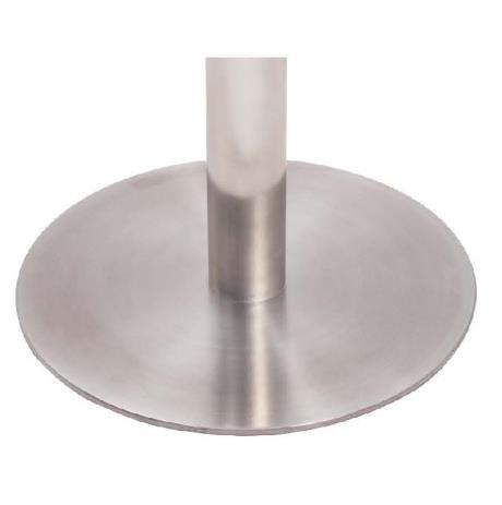 ISO9001 Metal Table Legs Round Modern Patio Table Base Dia 560mm Stainless Steel