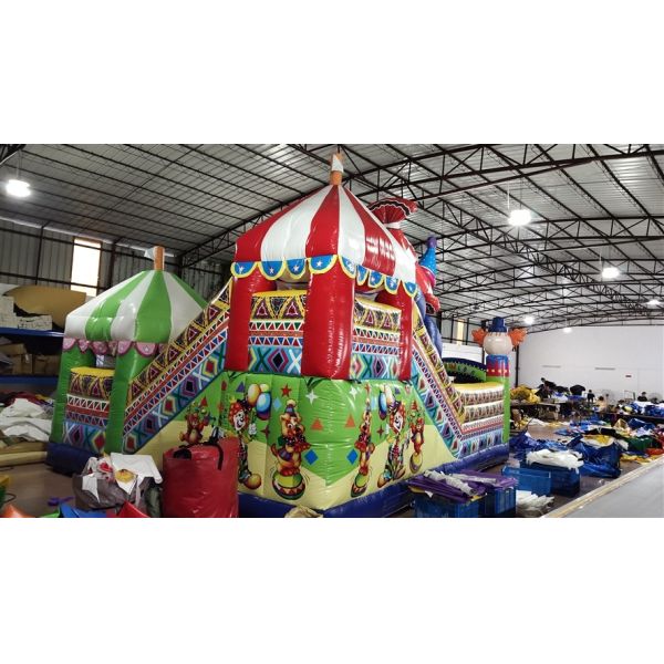 скольжение коммерчески цирка 11x6.5x5m супер взрослое раздувное