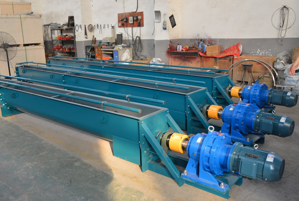 Carbon Steel U Type Horizontal Screw Conveyor for Powder and Granular Materials