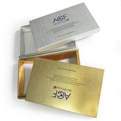 L'estampillage chaud pour la coutume cosmétique rigide de boîte de logo enferme dans une boîte le service d'impression, SGS-COC-007396