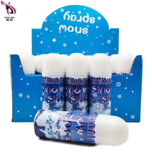 Nonflammable Fake Snow Spray Paint Nontoxic Tasteless For Marriage