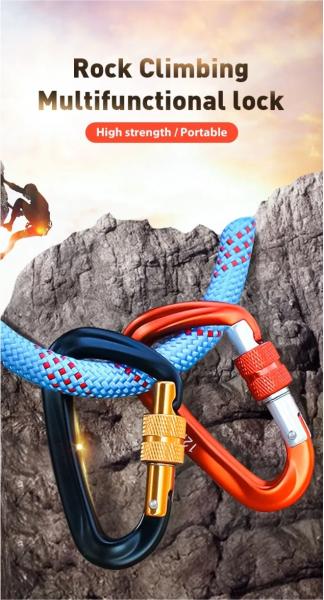 Electrolytic Treatment Finish Climbing Hook Must-Have for Hikers and Rock Climbers