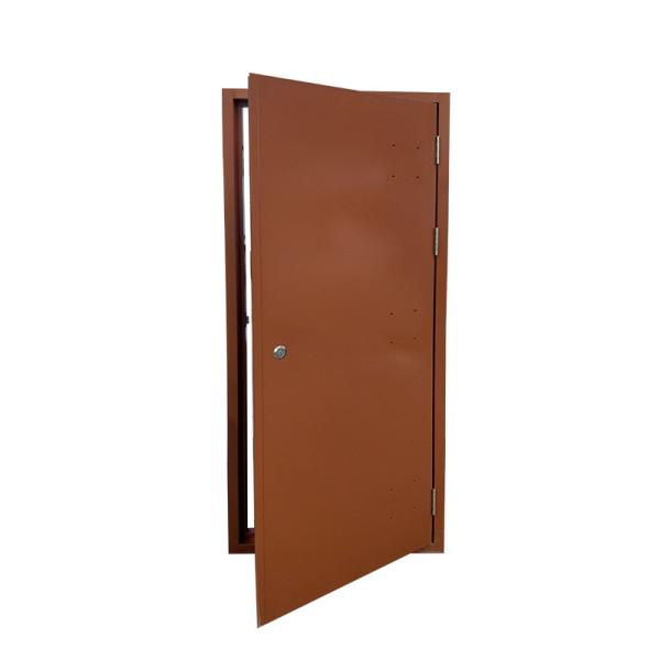 UL galão listado. Porta de aço da proteção contra incêndios com painéis da visão & cor fundível do azul das grelhas