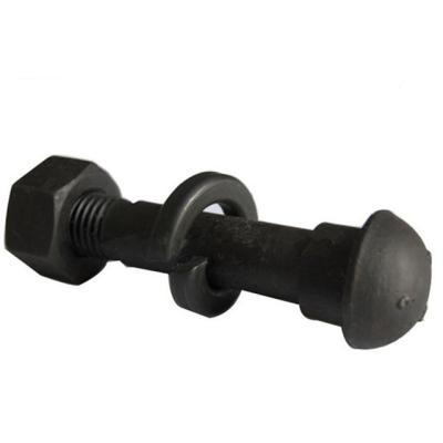 Kingrail Railway Track Fasteners , Fish Bolts In Railway Grade 4.8 8.8 10.9