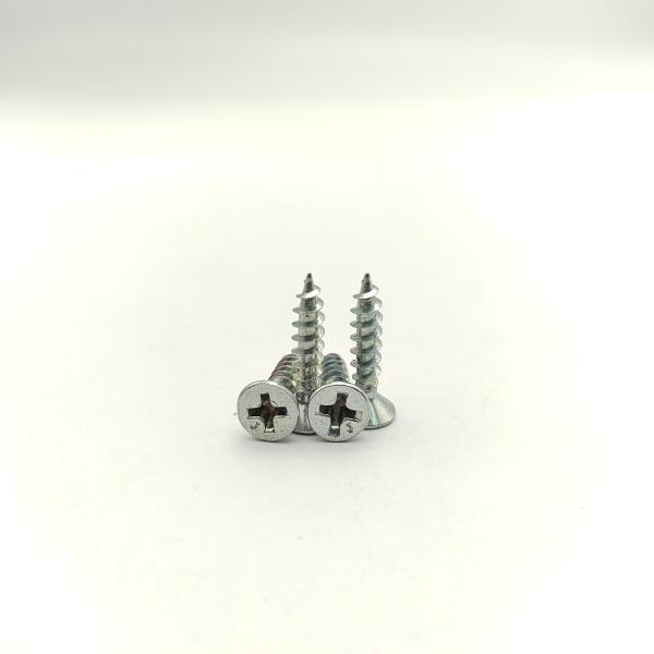 Phillips Flat Head Self-Tapping Screws Zinc Plated Wood, Plastic & Sheet Metal Easy Installation