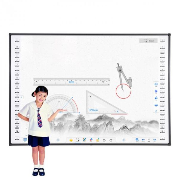 106 Inches Interactive Whiteboard with 10 Point Touch and 1 Years Warranty for Education and Business
