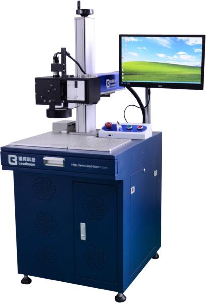 High Resolution Fiber Laser Engraving Machine With CCD Camera Positioning System