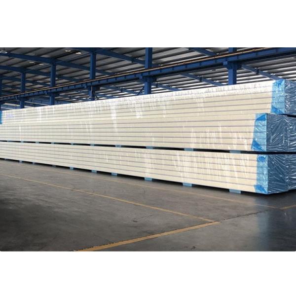 Outdoor PU Polyurethane Composite Panels For Cold Room Sandwich Board With Metal Panel