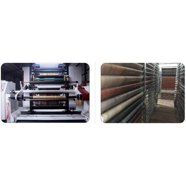 Полиэтиленовая пленка деревянного зерна, отсутствие цвета увядая ровный поверхностный фильм Pvc деревянный