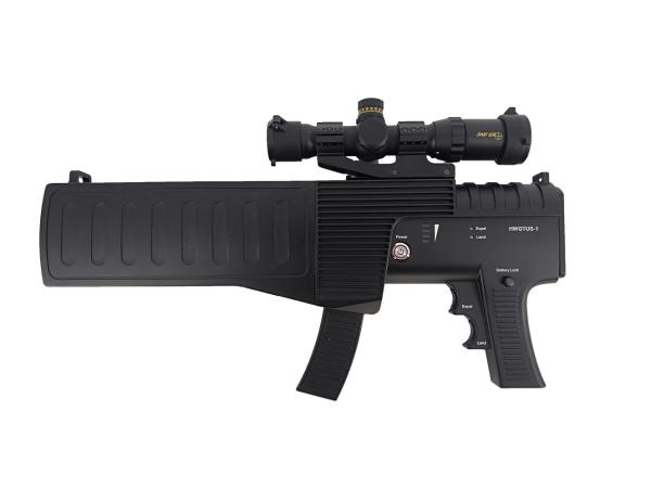 DSSS Signal Mode 75W Power Handheld Drone Jammer Gun