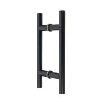 Grade commercial 304 en acier inoxydable Modern Wardrobe Pull Handle avec finition noire mate