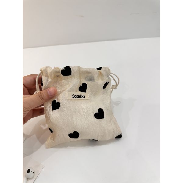 All Seasons Custom Logo Printed Linen Cotton Canvas Drawstring Bag Acceptable OEM/ODM