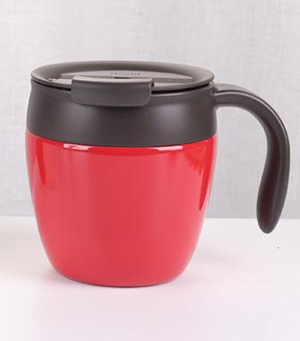 Durable 15OZ Double Walled Stainless Steel Coffee Mug With Handle And Lid