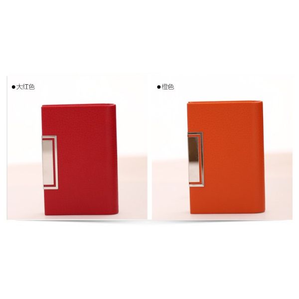 Бумажник зажима денег владельца карточки PMS TPCH, держатель удостоверения личности 10x6.5cm кожаный