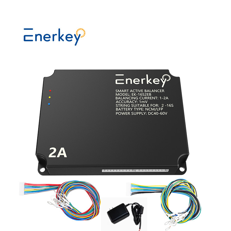 Enerkey BMS Smart Balancer 2A Активный баланс 4S 8S 16S 200A 2V-100V для энергобанка Lifepo4/литий-ионная батарея