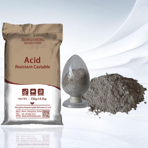 High Liquidity Acid Resistant Refractory Castable