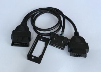 OBD2 OBDII Male to Hyundai and Kia OBD2 Female and OBD2 Female Y Cable with Baffle
