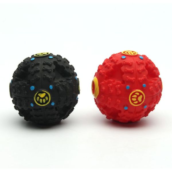 Non toxic pet toy treat ball vinyl pet treat ball for sale china