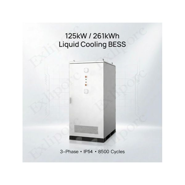 EXLIPORC 125kW/261kWh All-in-One Outdoor Liquid-Cooled Energy Storage Cabinet