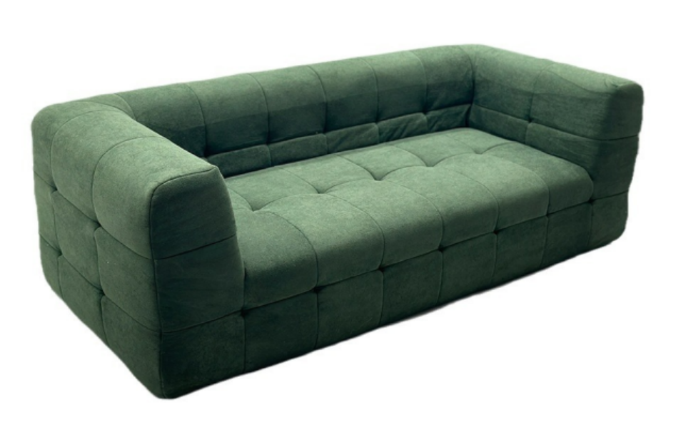 Fanggela buckle linen square sofa