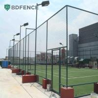 Sports Field 48 Inch Chain Link Fence With Ball-Stop Netting