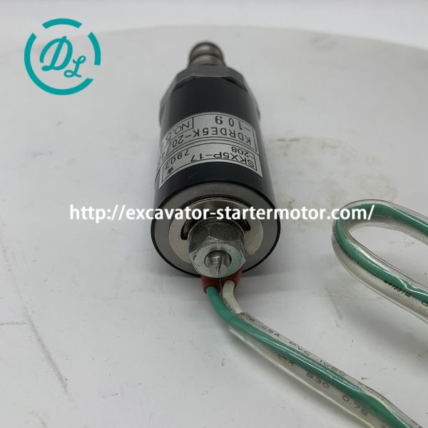 EexcavaStart Hydraulic Solenoid Valve KDRDE5K-20/40C07-109 for R215-7 R215-9 Excavator