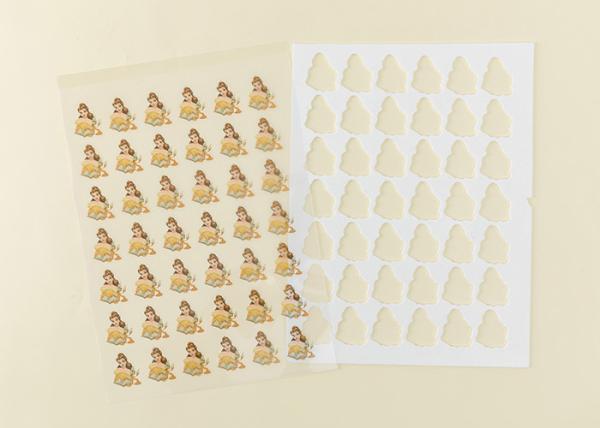 Moldes do silicone do produto comestível de moldes de transferência da princesa Chocolate de Disney para DIY