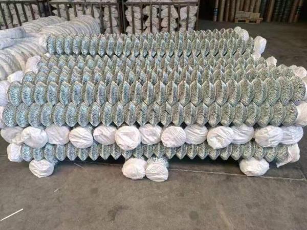 China Manufacture Quality 3M Height 6X12 Fencing Wire Residential Galvanized Chain Link Double Swing Gate