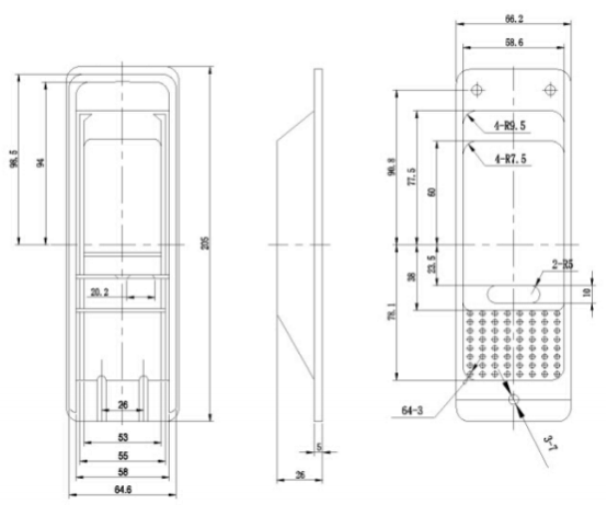 Ventilador de contenedor ABS de alta calidad, resistente a la intemperie y ventilación eficiente para ventilación de aire de contenedores de envío