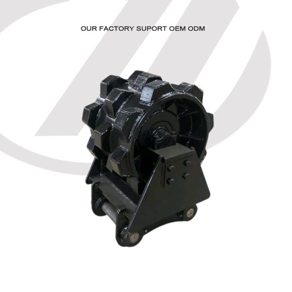 Rotate Parts Roller Bearing Compactor Wheels Total Height 1180 Mm For Excavation