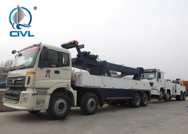Manual HOWO Wrecker Tow Truck 8X4 with Sewing out legs Wrecker Truck Tow Wrecker Vecihle
