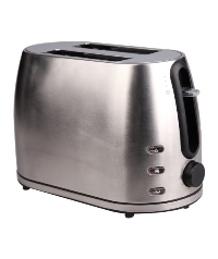 2 slice chrome steel toaster breadmaker with high lift facility mid-cycle cancel