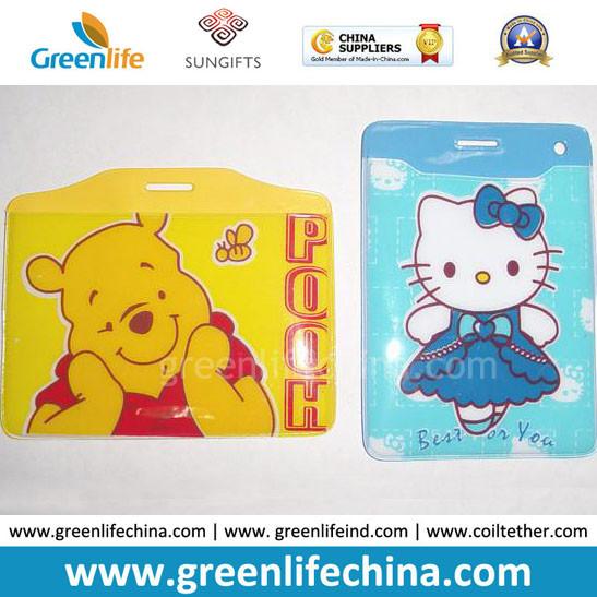 China Factory Cheapest PVC Soft Clear Name Card Holders Gift