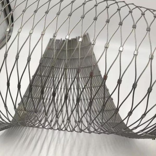 Anti Corrosion Thickness 2.0mm Stainless Steel Rope Anti Fall Net