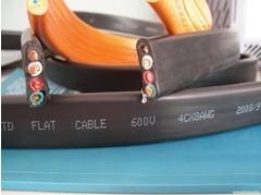 Flat Flexible Traveling Cable for Crane or Conveyor 4Cx16sqmm Black Jacket