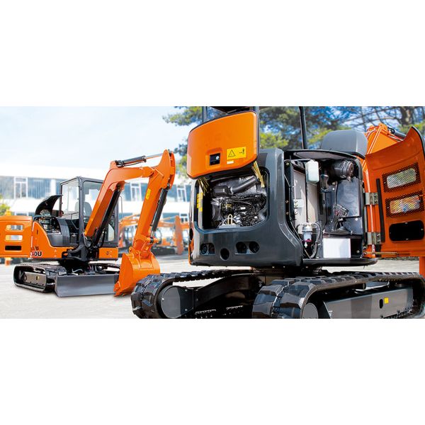 400mm Width Rubber Excavator Tracks T400 X 72.5 X 72W For HITACHI EX50 - EX55