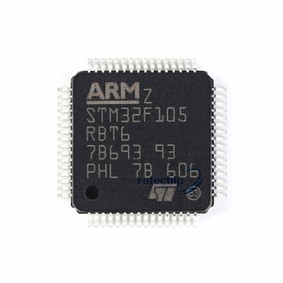 Elevado desempenho do M3 Mcu CI 32bit 128kB Lqfp64 do córtice do braço Stm32f105rbt6
