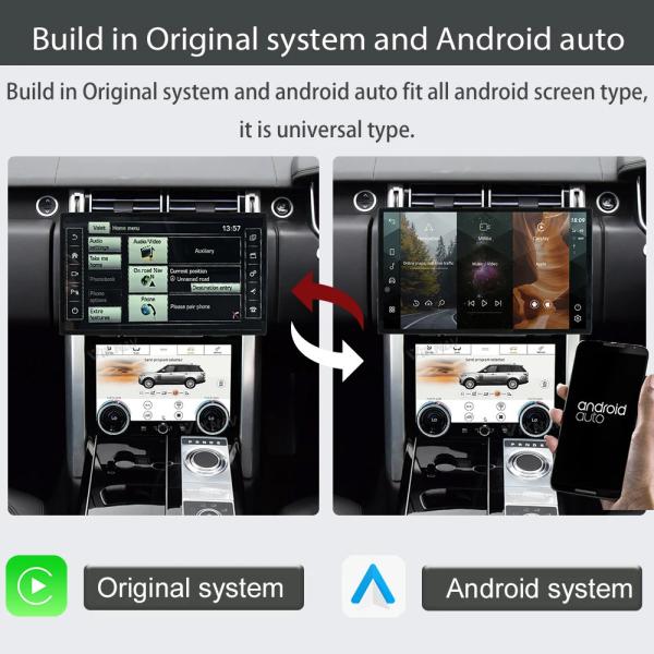 Touch Screen Android Car Radio For Range Rover Vogue L405 2013-2017 Unidade de cabeça GPS Navegação Multimédia Stereo Player