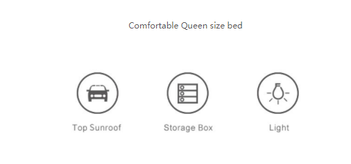 Трейлер каравана туриста ЭПА стандартный с задним варя холодильником кабины