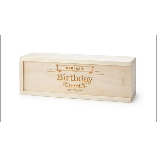 Embossed Elegant Wine Packaging Boxes for Customized Magnum Wooden Wine Gift Box