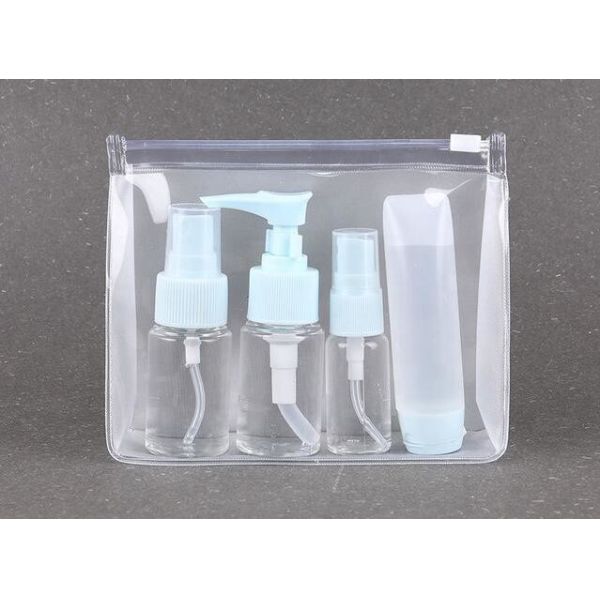 Matte Clear Cosmetic Bags Clothes Storage Zip Lock Reclosable Frost Packing Pouch