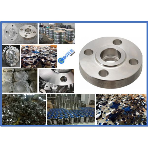 ASME B16.5 Socket Weld Pipe Flanges , Duplex Stainless Steel Flange 3'' 300