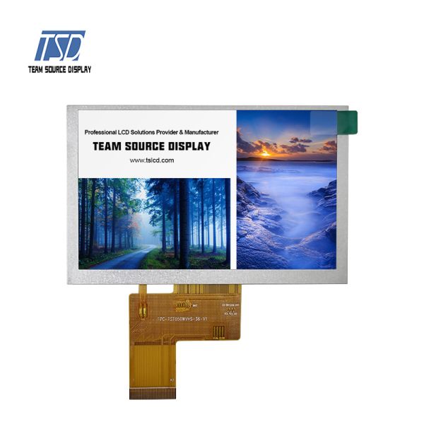 5 разрешение ips lcd дисплея 800x480 lcd дюйма с 24 интерфейсами RGB битов