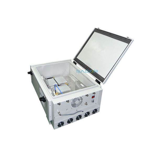 350W High Power VHF UHF Vehicle Mounted Jammer with 6 Bands Coverage and 1000m