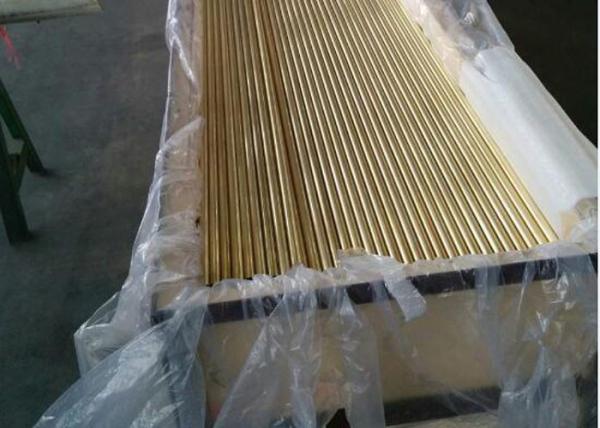 Inside Cleaned Brass Round Tubing , Steam Ejector Copper Nickel Alloy Tubing