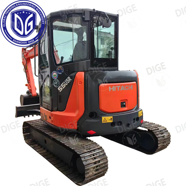 ZX55 5,5 тонны Использованный экскаватор Hitachi Совершенно компетентный легкий грузовой эксплуатации
